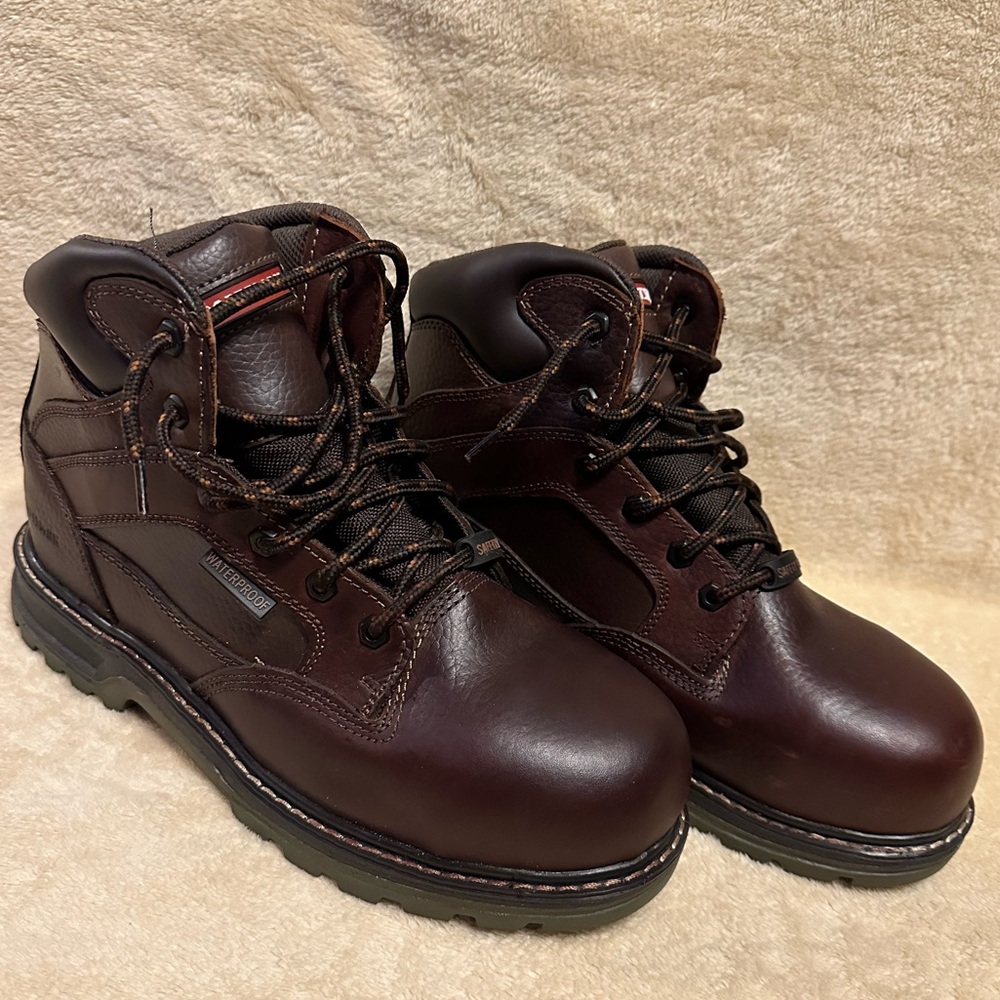 Craftsman waterproof, steel-toed boots…never worn…NOTE SIZE…10Wide